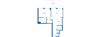 a blueprint of a floor plan of a house