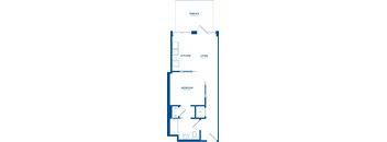 a blueprint of a floor plan of a house