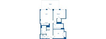 a blueprint of a floor plan of a house