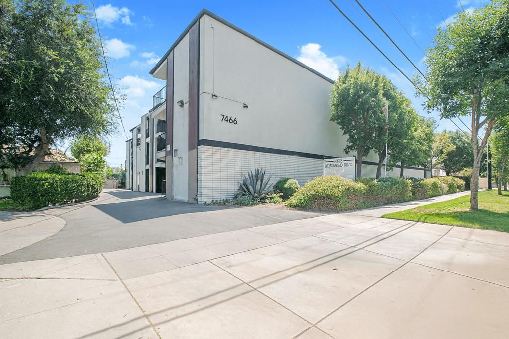 A building with the number 7466 on it.