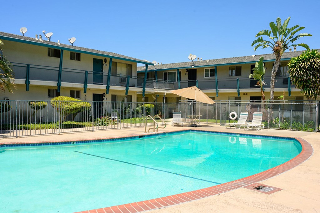 Swimming Pool at Fashion Lane Apts, El Monte