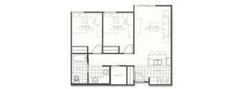 Floor Plan at Helix at University Village, Pomona, CA 91766