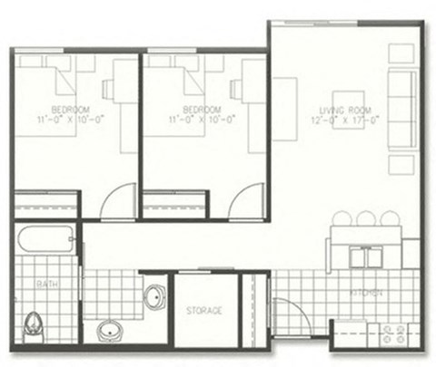 Floor Plan at Helix at University Village, Pomona, CA 91766
