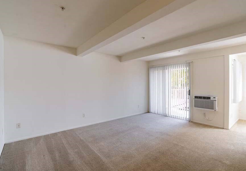 an empty room with a door and a window at Mountainview Venture, Covina, 91722