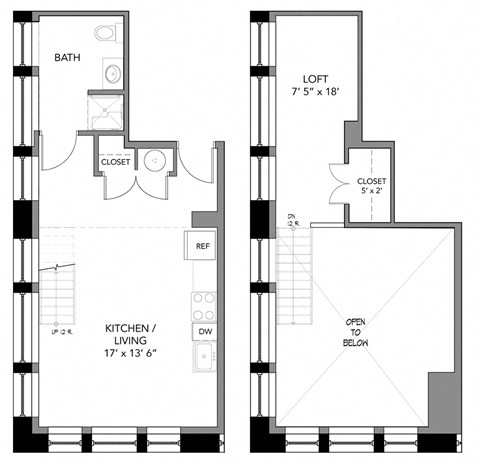 The Commonwealth Corner Loft unit