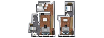 The Commonwealth - Loft One Bedroom apartment
