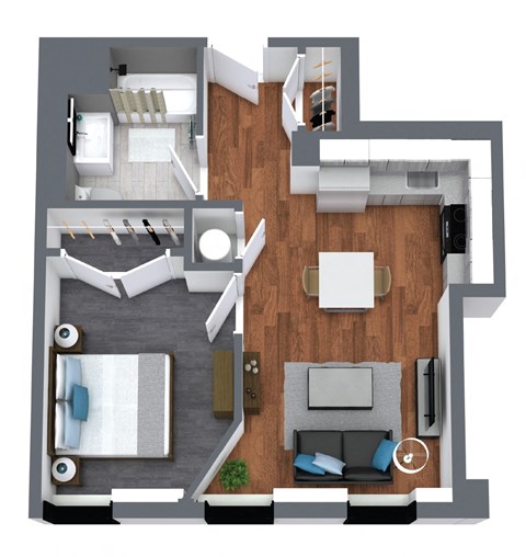 The Commonwealth - One Bedroom apartment