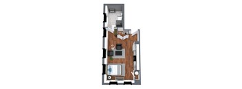 The Commonwealth - Corner Studio apartment