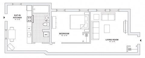 228 E Hanover - One Bedroom