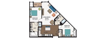 The Fillmore Floor Plan at The Flats at Cedar Grove, Eagan