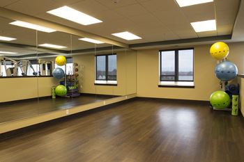 Yoga & Stretching Alcove at The Flats at Cedar Grove, Eagan, MN, 55122