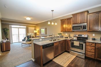 Granite Countertop at The Flats at Cedar Grove, Eagan, MN, 55122