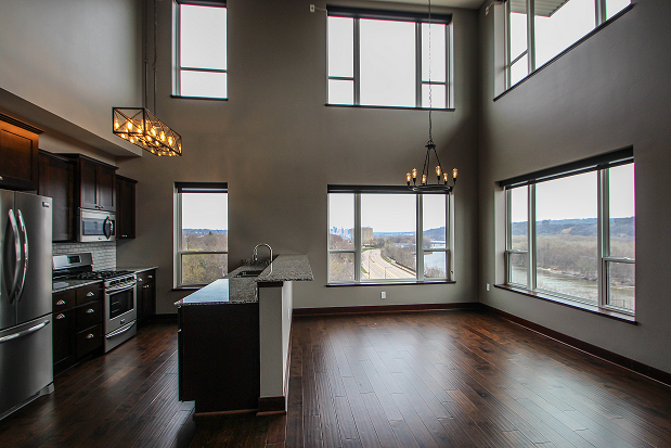 2 Story Penthouse with upgraded finishes and electric shades  at Victoria Park and V2 Apartments, Minnesota