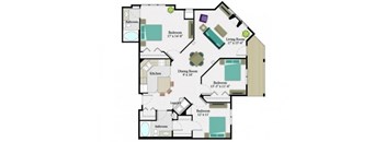 at Hearthstone Apartments and Townhomes, Apple Valley, Minnesota