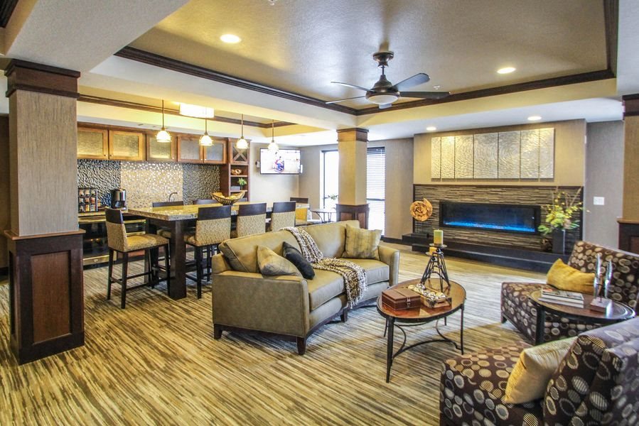 Victoria Park Community Room  at Victoria Park and V2 Apartments, St. Paul, 55102