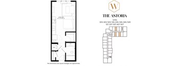 The Astoria Floor Plan at The Whitley, St. Paul, 55101