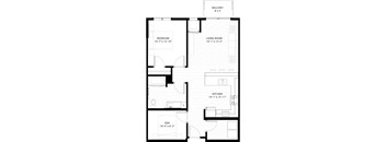 the floor plan of theoblox apartments