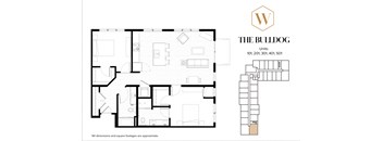C2 Floor Plan at The Whitley, St. Paul, MN