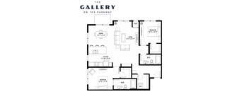 The Cab Floor Plan at The Gallery Apartments, Burnsville, MN, 55337