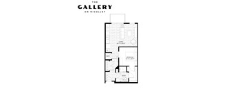 The Calisota Floor Plan at The Gallery Apartments, Burnsville, MN, 55337