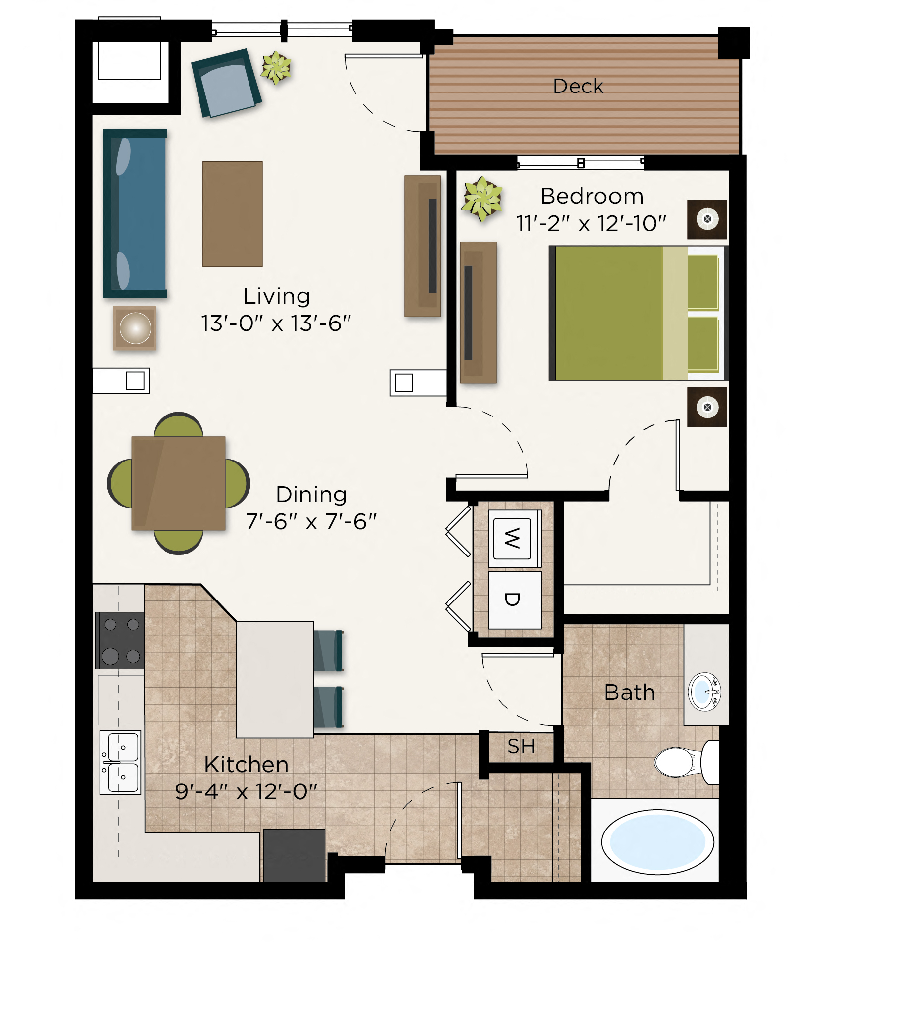 The Cleveland Floor Plan at The Communities of River Crossing, Saint Paul, MN, 55116