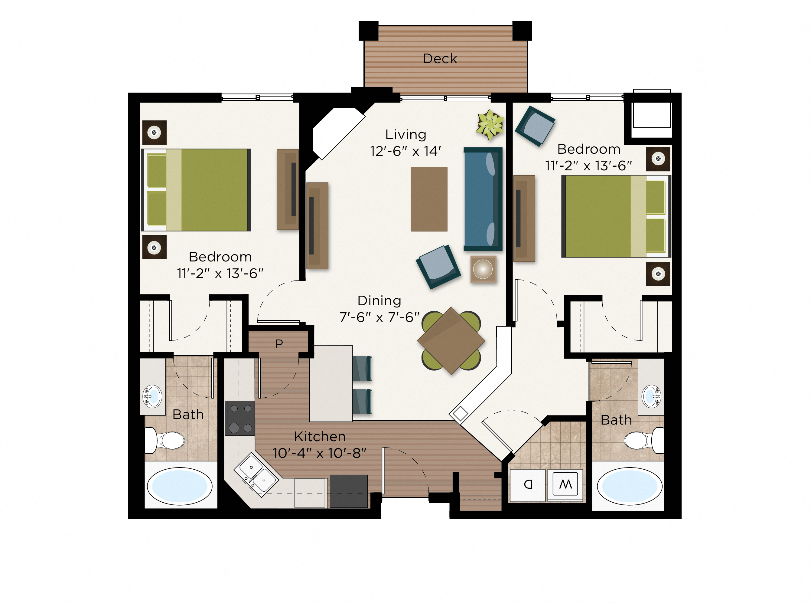 The Graham Floor Plan at The Communities of River Crossing, Minnesota