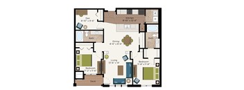 The Highland Floor Plan at The Communities of River Crossing, Saint Paul, MN