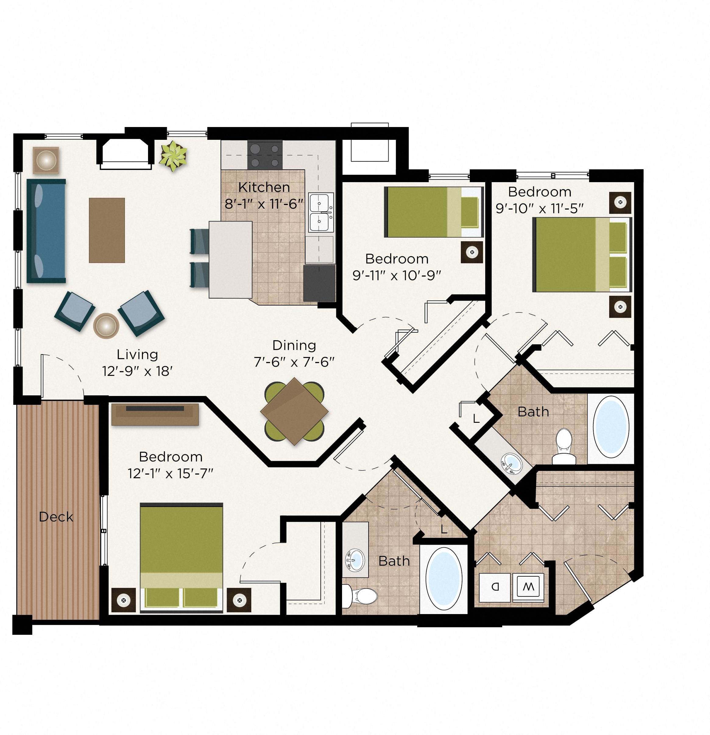 The Norfolk Floor Plan at The Communities of River Crossing, Minnesota
