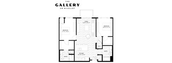 The Pepin Floor Plan at The Gallery Apartments, Burnsville