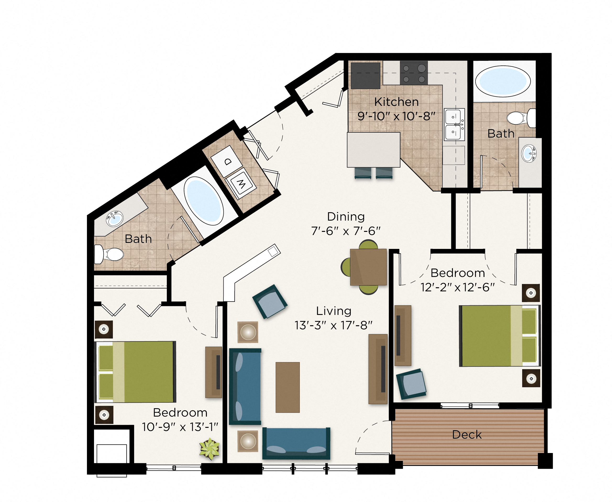 The Ramsey Floor Plan at The Communities of River Crossing, Minnesota, 55116