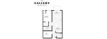 The Schram Floor Plan at The Gallery Apartments, Burnsville, MN