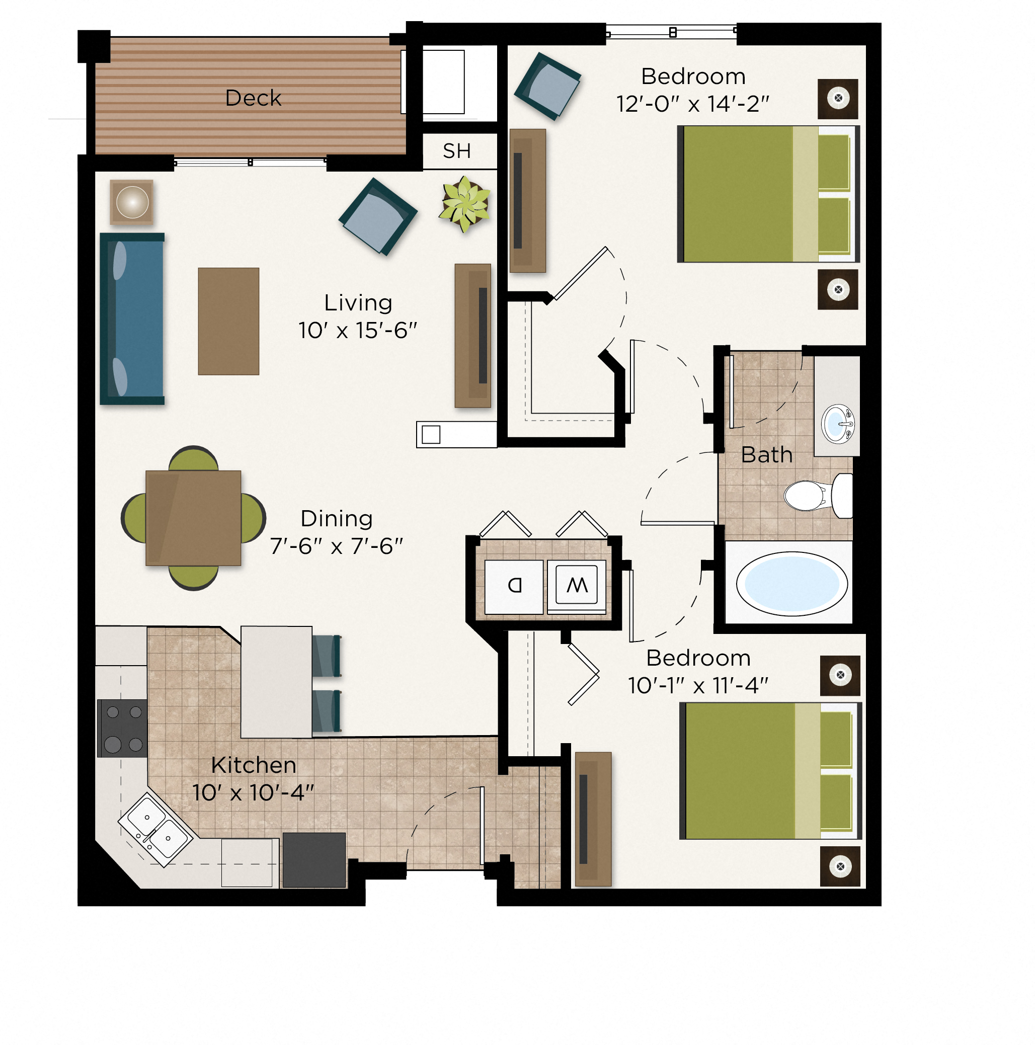 The Stewart Floor Plan at The Communities of River Crossing, Saint Paul