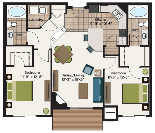 The Wabasha Floor Plan at The Communities of River Crossing, Saint Paul, 55116