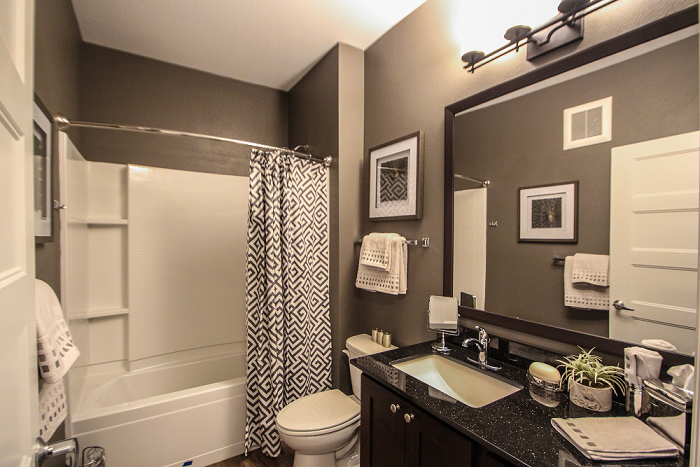Deep Soaking Tubs and Granite Countertops  at Victoria Park and V2 Apartments, St. Paul, Minnesota