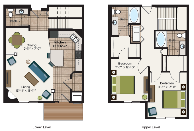 randolf Floor Plan at The Communities of River Crossing, Minnesota