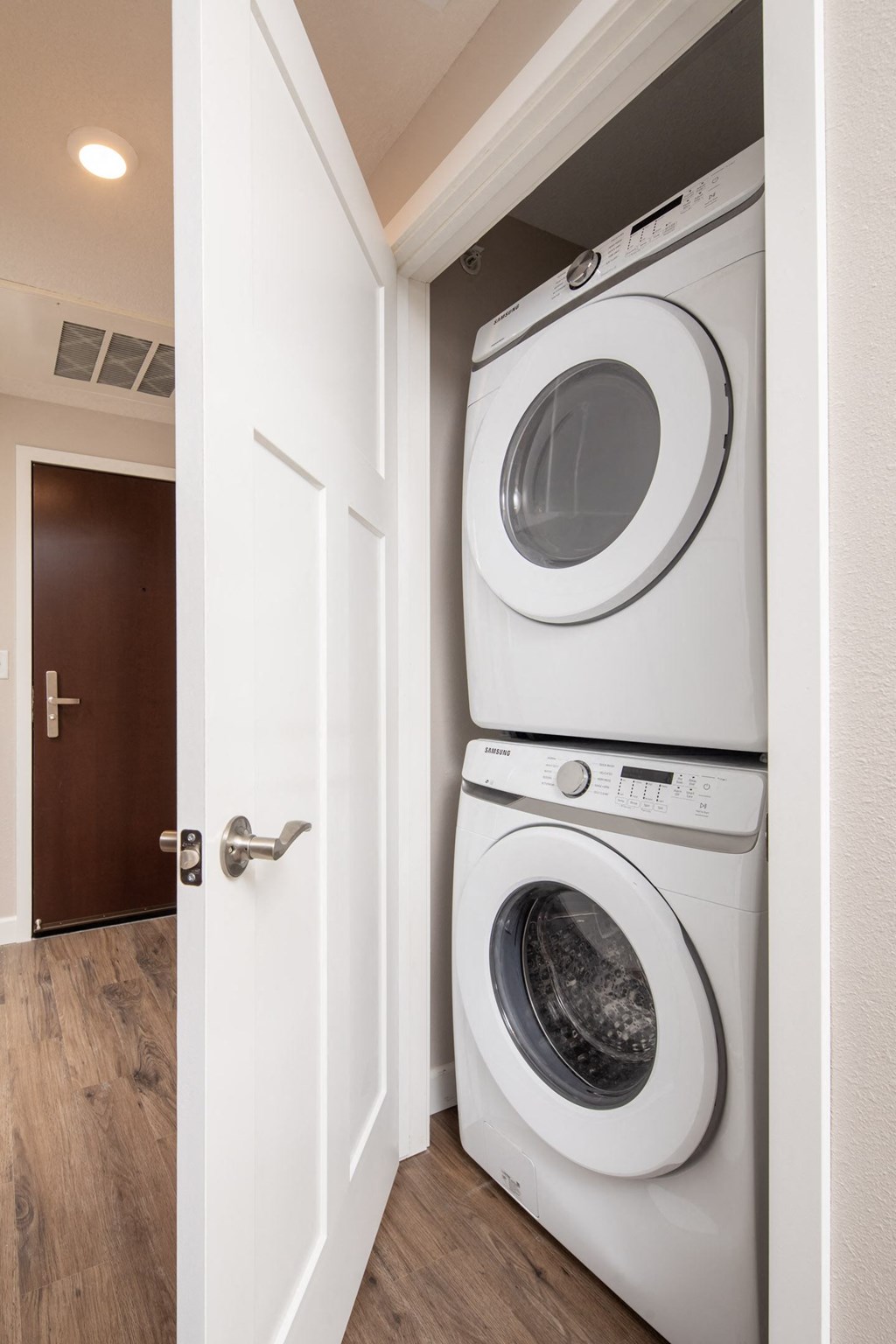 View of washer and drying in laundry area  at The Whitley, Minnesota, 55101