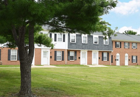 Lush Green Landscape at Kings Mill Apartments and Townhomes, Essex, 21221