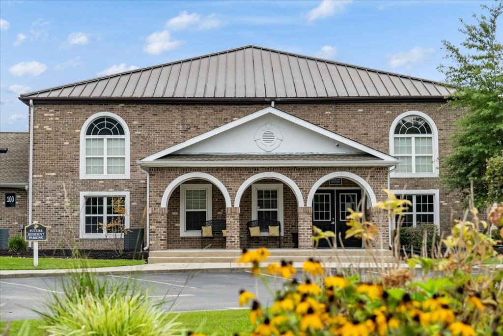 Clubhouse Exterior at Puller Place Apartments, Jacksonville, NC, 28546
