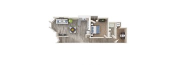 1 Bedroom w/Den at Queen Anne Belvedere, Baltimore
