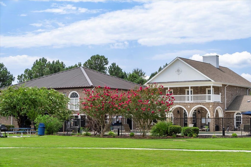 Outdoor Green Space at Puller Place Apartments, Jacksonville, NC, 28546