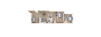 2 bed with Den at Queen Anne Belvedere, Baltimore, MD 21201