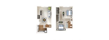 2 bed w/1.5 baths at Queen Anne Belvedere, Baltimore, MD