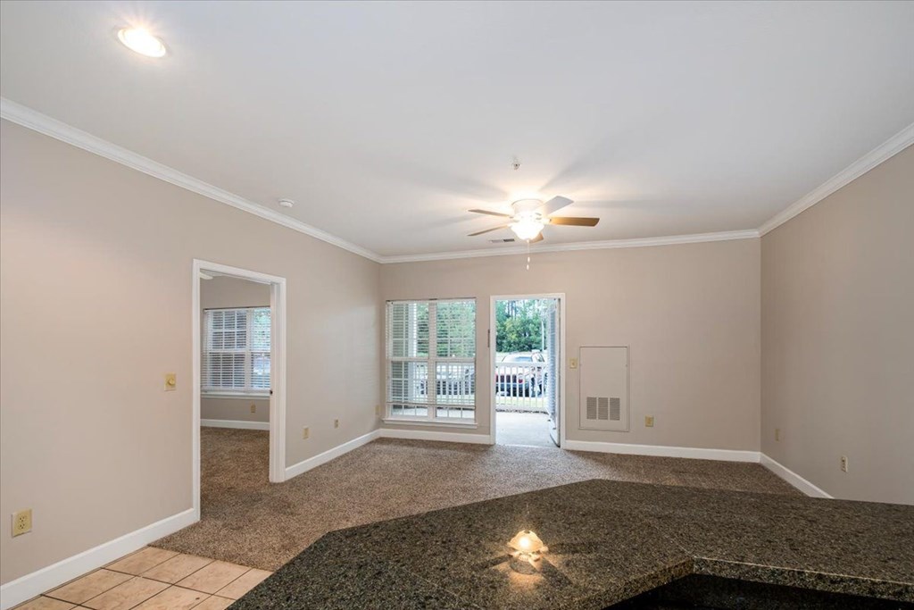 Spacious Living Area at Puller Place Apartments, Jacksonville