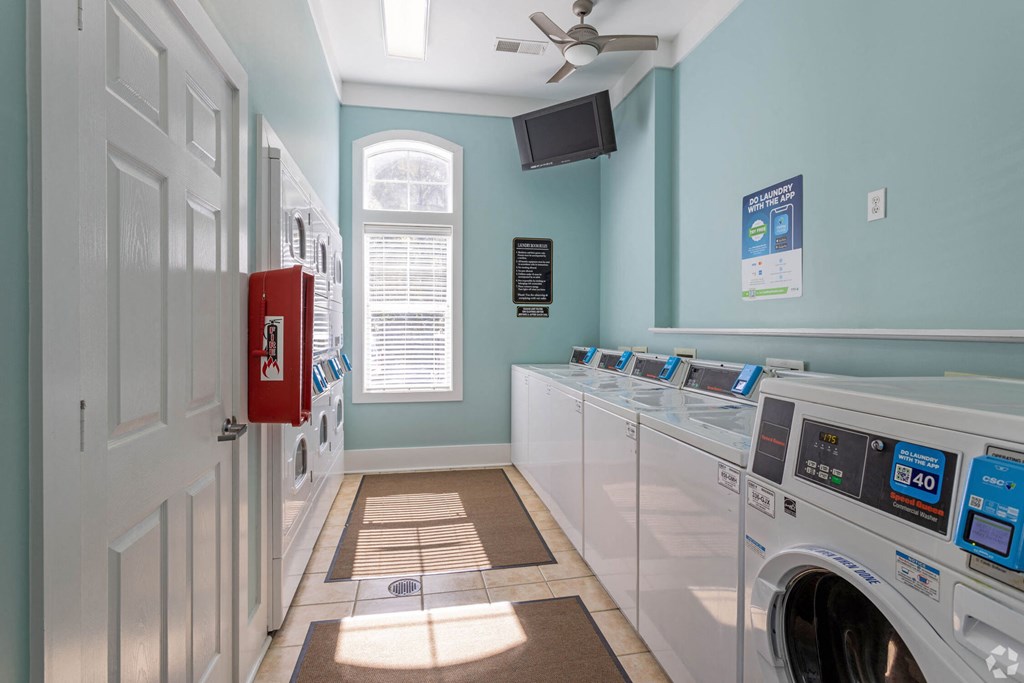Laundry room at Breakers Point, South Carolina