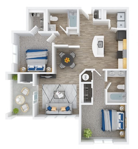 1 bed 1 bath B at Breakers Point, Myrtle Beach, SC, 29579