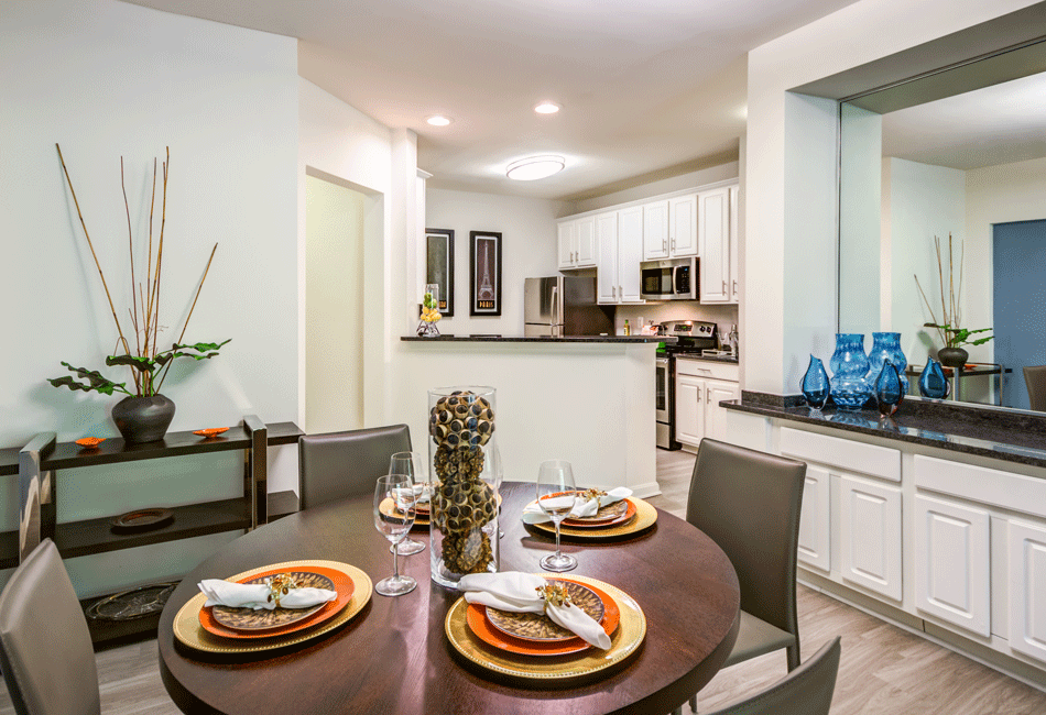 Elegant Dining Space at Vivant Woodholme, Pikesville, MD, 21208