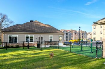 Dog park area at Siena Luxury Residences, New Jersey, 08077