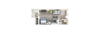 1 bed 1 bath C at Queen Anne Belvedere, Baltimore, 21201