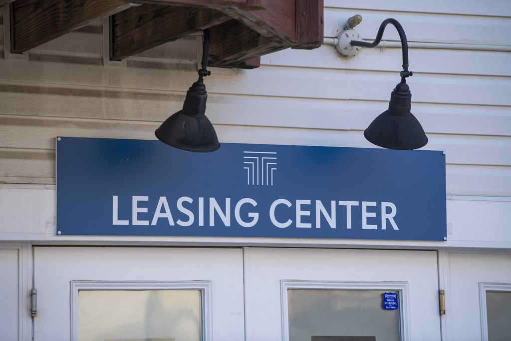 Leasing center at Townes at Village Center Apartments, Maryland