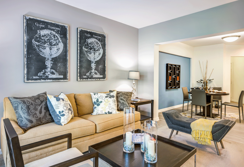 Living Area at Vivant Woodholme, Pikesville, 21208